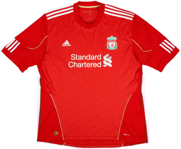 2010-12 Liverpool Home Shirt Gerrard #8 - 6/10 - (3XL)