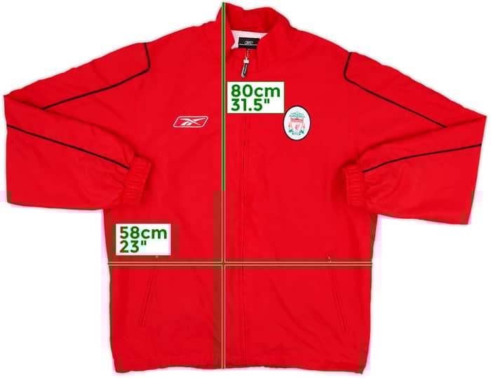 2002-04 Liverpool Reebok Track Jacket - 5/10 - (M)