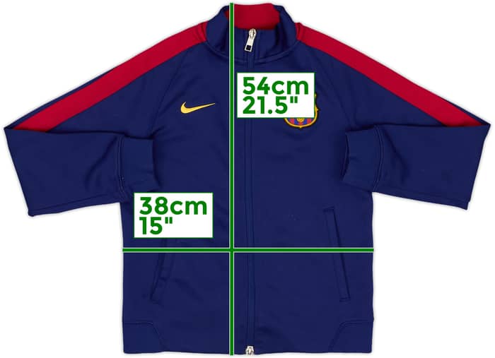 2014-15 Barcelona Nike Track Jacket - 7/10 - (S.Boys)