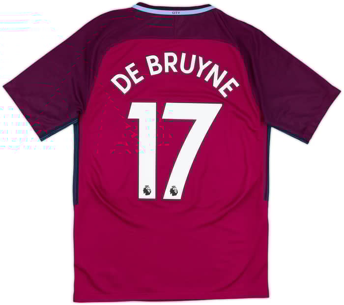 2017-18 Manchester City Away Shirt De Bruyne #17 - 7/10 - (S)