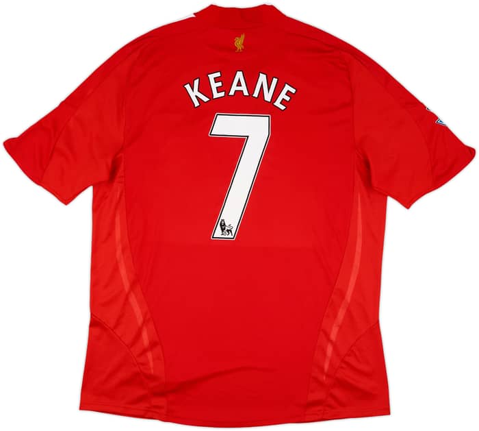 2008-10 Liverpool Home Shirt Keane #7 - 8/10 - (XL)
