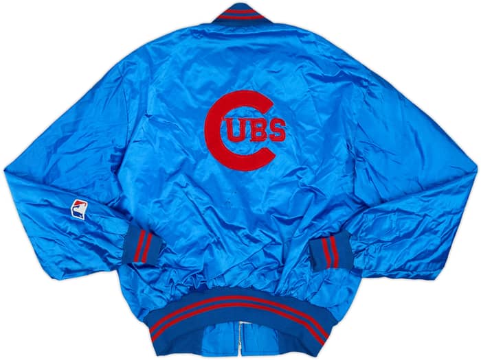 1980s Chicago Cubs MLB Full-Zip Satin Varsity Jacket - 6/10 - (L)