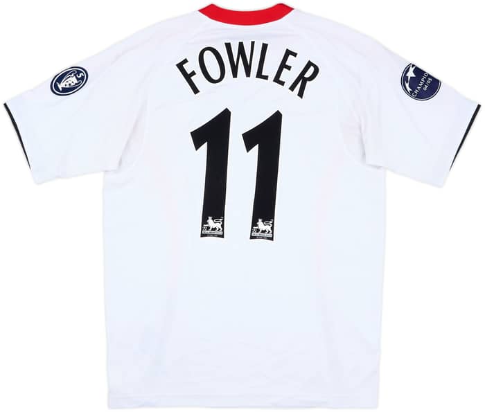 2005-06 Liverpool Away Shirt Fowler #11 - 9/10 - (M)
