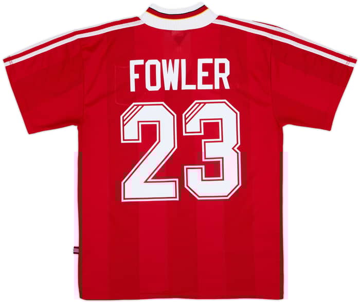 1995-96 Liverpool Home Shirt Fowler #23 - 9/10 - (M)