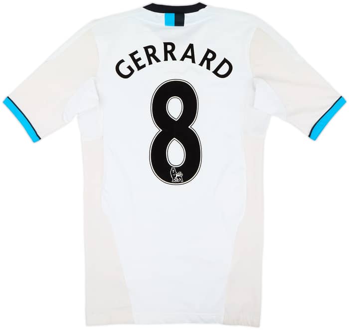 2011-12 Liverpool Player Issue TechFit Third Shirt Gerrard #8 - 5/10 - (L)