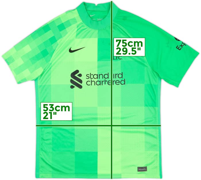 2021-22 Liverpool GK S/S Shirt - 4/10 - (L)