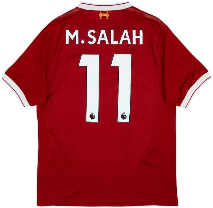 2017-18 Liverpool 125 Years Home Shirt M.Salah #11 - 7/10 - (S)