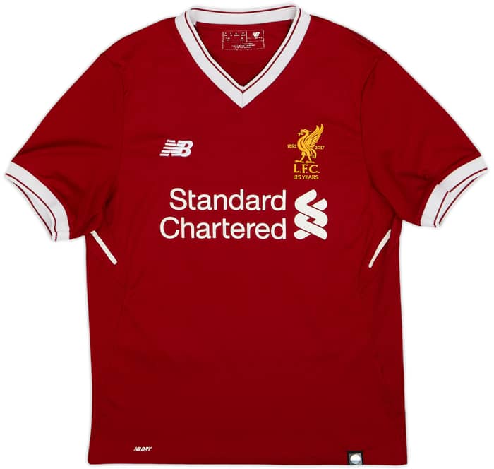2017-18 Liverpool 125 Years Home Shirt M.Salah #11 - 7/10 - (S)