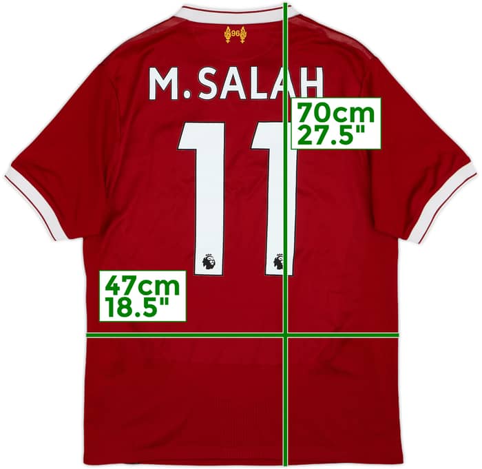 2017-18 Liverpool 125 Years Home Shirt M.Salah #11 - 7/10 - (S)