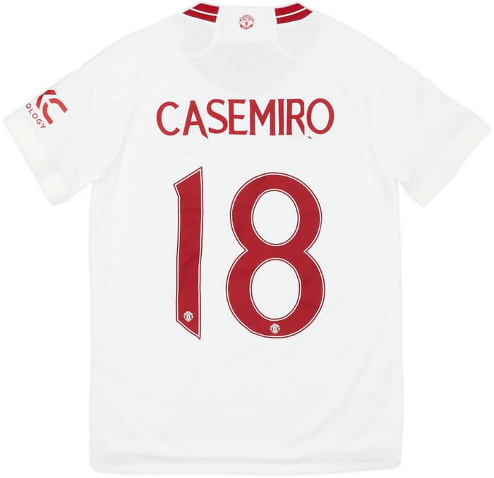 2023-24 Manchester United Third Shirt Casemiro #18 (Women's S)