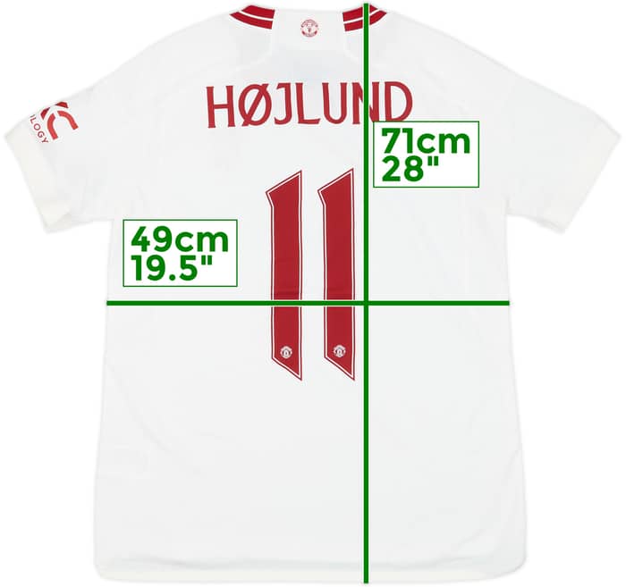 2023-24 Manchester United Third Shirt Højlund #11 (Women's M)