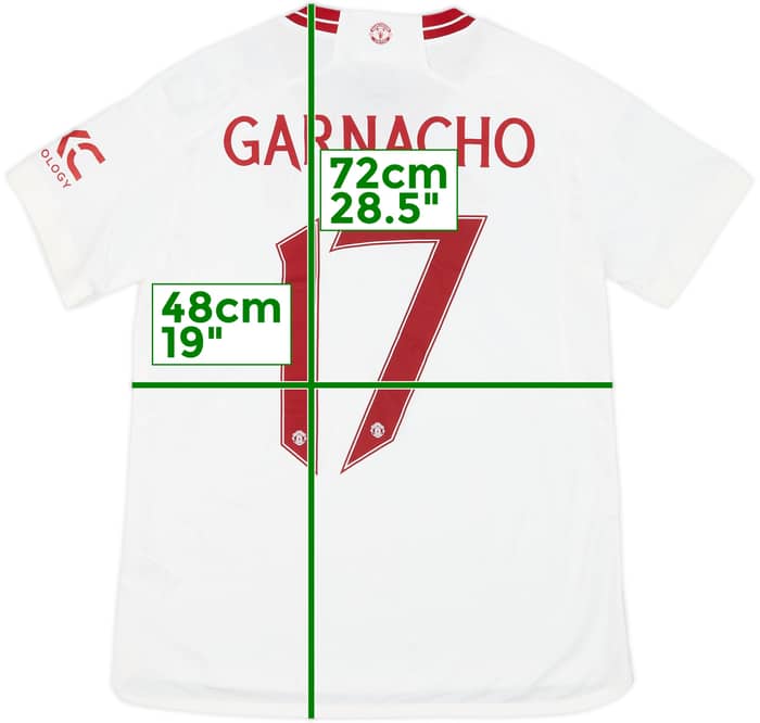 2023-24 Manchester United Third Shirt Garnacho #17 (Women's M)