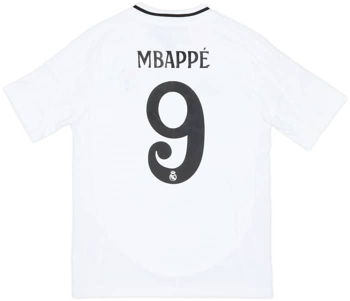 2024-25 Real Madrid Home Shirt Mbappe #9 (M.Boys)