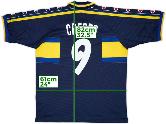 1999-00 Parma Third Shirt Crespo #9 (XL)
