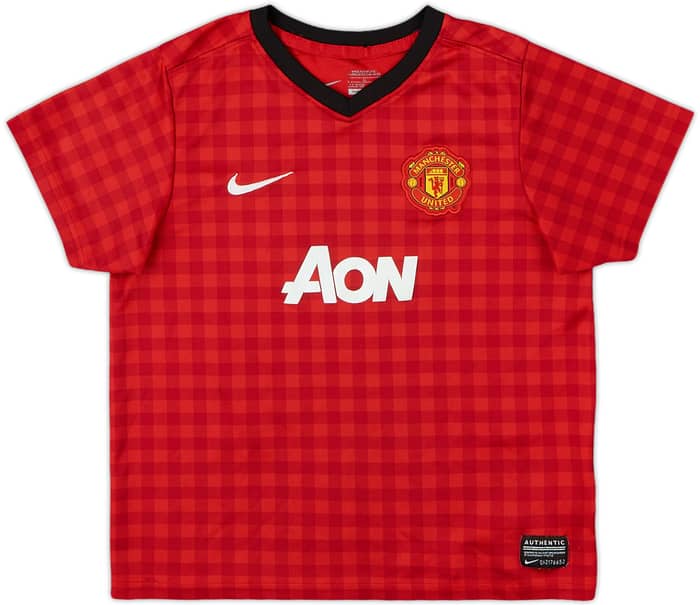 2012-13 Manchester United Home Shirt Rooney #10 - 6/10 - (6-7 Years)