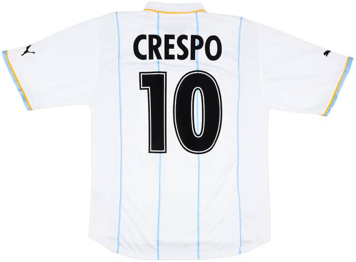 2001-02 Lazio European Home Shirt Crespo #10 - 8/10 - (L)