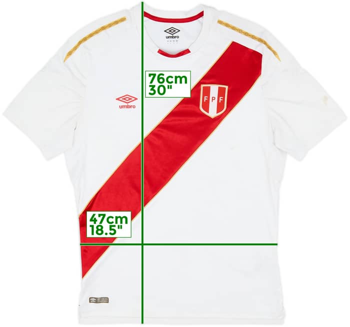 2018 Peru Home Shirt - 6/10 - (L)