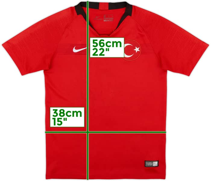 2018-19 Turkey Home Shirt - 5/10 - (M.Boys)