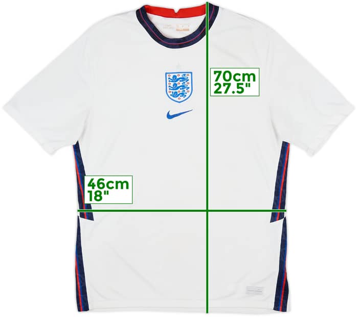 2020-22 England Home Shirt - 5/10 - (M)