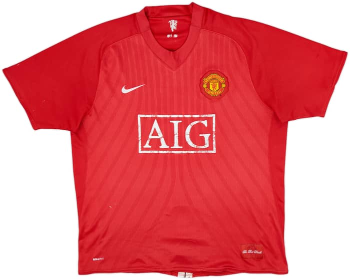 2007-09 Manchester United Home Shirt Ronaldo #7 - 4/10 - (XL)