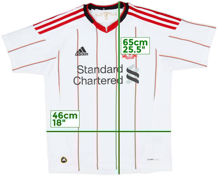 2010-11 Liverpool Away Shirt - 4/10 - (L.Boys)