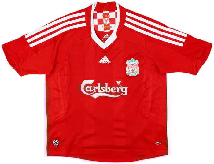 2008-10 Liverpool Home Shirt McShane #8 - 6/10 - (S.Boys)