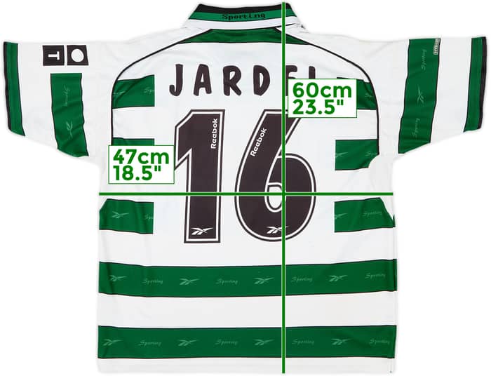 2001-02 Sporting CP Home Shirt Jardel #16 - 6/10 - (S)
