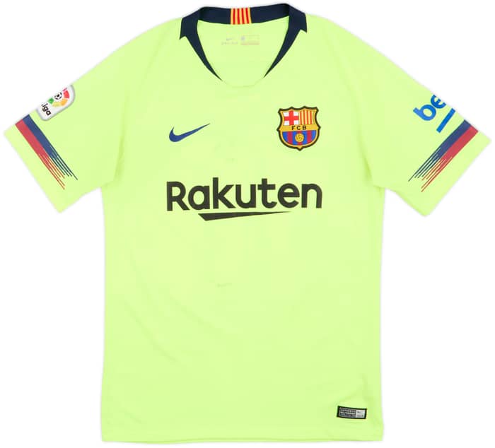 2018-19 Barcelona Away Shirt Messi #10 - 5/10 - (S)