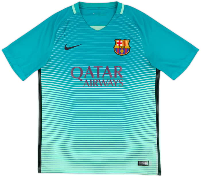 2016-17 Barcelona Third Shirt Suarez #9 - 6/10 - (M)