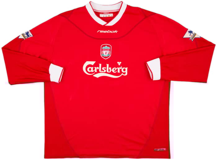 2002-04 Liverpool Home L/S Shirt Owen #10 - 8/10 - (XL)