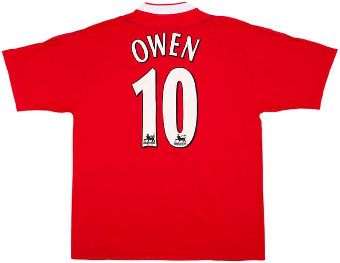 2002-04 Liverpool Home Shirt Owen #10 - 10/10 - (L)