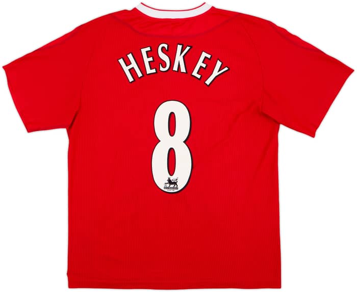 2002-04 Liverpool Home Shirt Heskey #8 - 8/10 - (L)