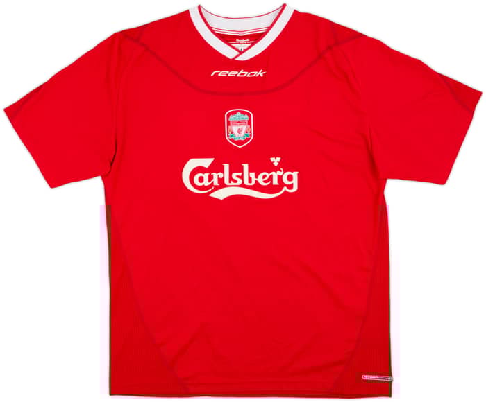 2002-04 Liverpool Home Shirt Heskey #8 - 8/10 - (L)