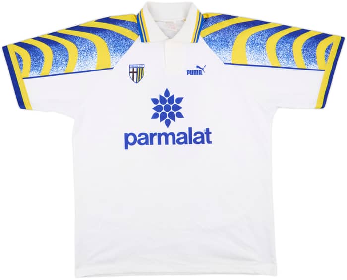 1995-97 Parma Basic Home Shirt Stoichkov #8 - 8/10 - (XL)