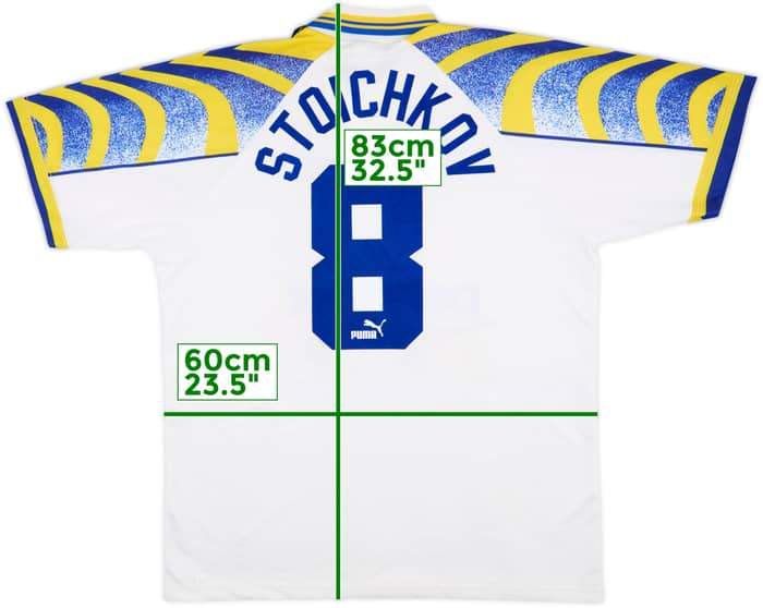 1995-97 Parma Basic Home Shirt Stoichkov #8 - 8/10 - (XL)
