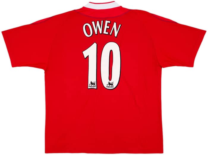 2002-04 Liverpool Home Shirt Owen #10 - 7/10 - (XL)