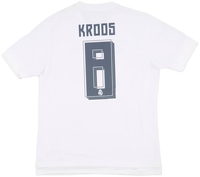 2015-16 Real Madrid Home Shirt Kroos #8 - 8/10 - (L)