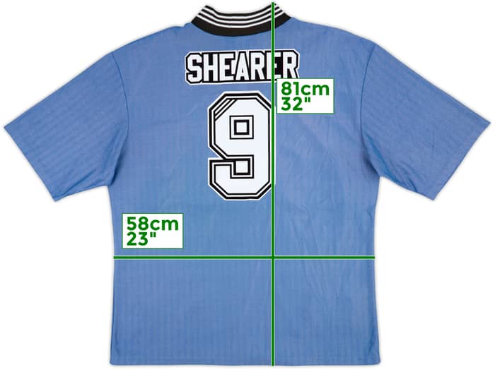 1996-97 Newcastle Away Shirt Shearer #9 - 8/10 - (XXL)