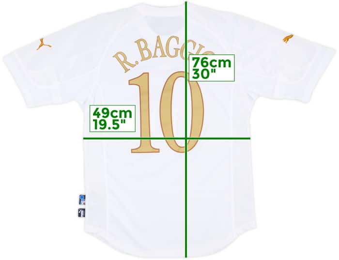 2004-06 Italy Away Shirt R.Baggio #10 - 3/10 - (L)