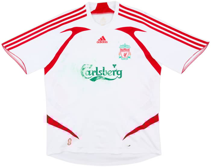 2007-08 Liverpool Away Shirt Gerrard #8 - 4/10 - (L)