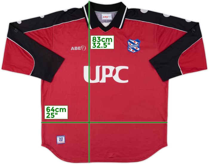 2000-01 Heerenveen Away L/S Shirt #13 - 8/10 - (XL)