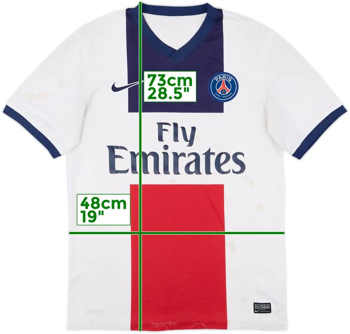 2013-14 Paris Saint-Germain Away Shirt - 4/10 - (S)