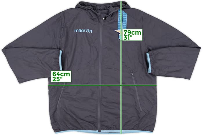 2013-14 Lazio Macron Track Jacket - 9/10 - (3XL)