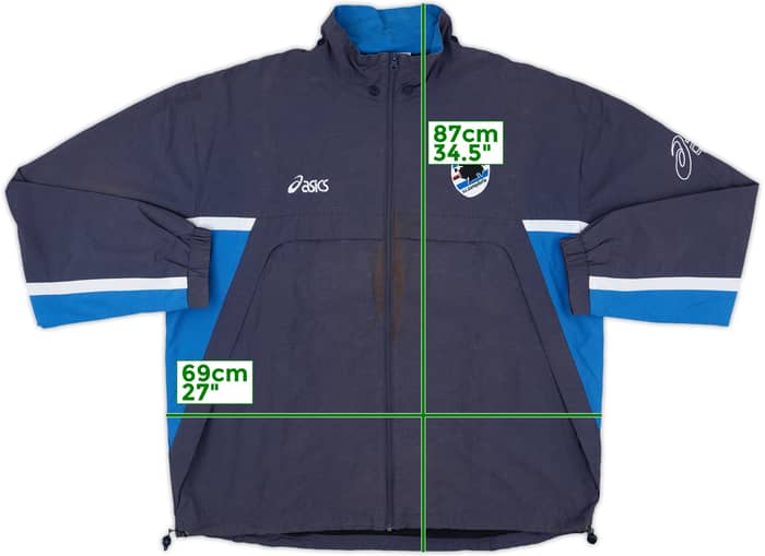 2001-02 Sampdoria Asics Track Jacket - 4/10 - (XXL)
