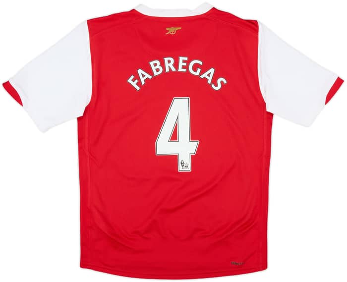 2006-08 Arsenal Home Shirt Fabregas #4 - 9/10 - (M.Boys)