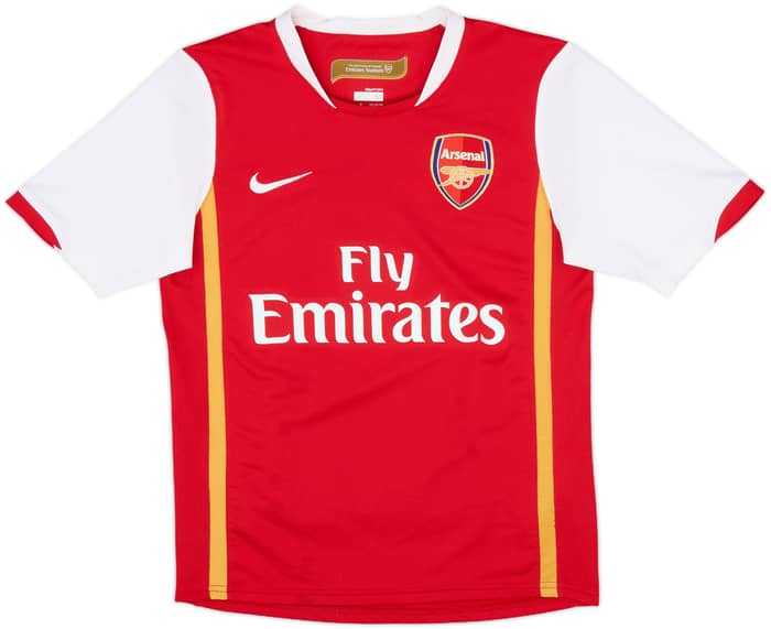 2006-08 Arsenal Home Shirt Fabregas #4 - 9/10 - (M.Boys)
