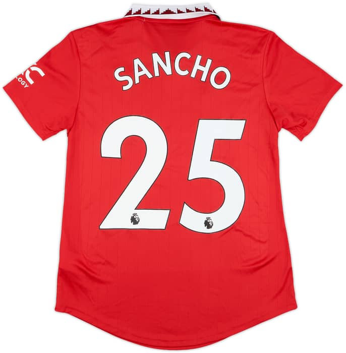 2022-23 Manchester United Home Shirt Sancho #25 (Women's S)