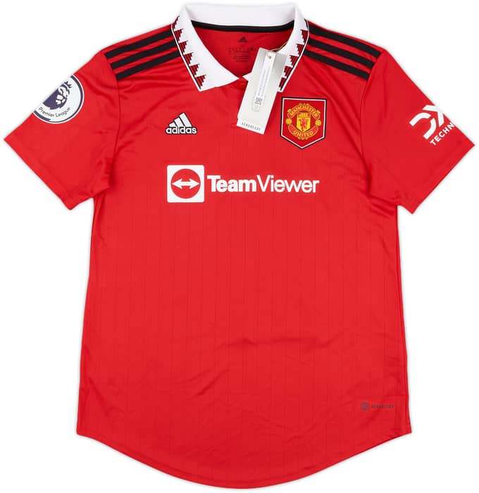2022-23 Manchester United Home Shirt Antony #21 (Women's S)