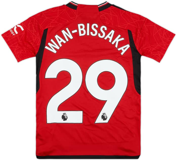 2023-24 Manchester United Home Shirt Wan-Bissaka #29 (Women's 2XS)