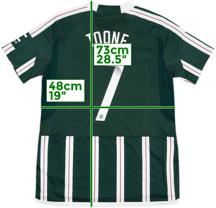 2023-24 Manchester United Away Shirt Toone #7 (Women's M)